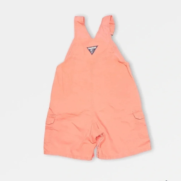 OshKosh Overall Orange Shorts  24M - Picture 4 of 4
